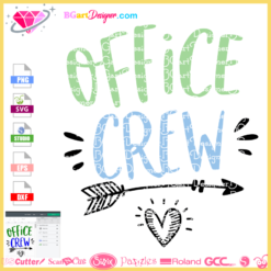 office crew svg cricut silhouette, office crew arrow heart svg dxf clipart, office squad svg vector layer vinyl