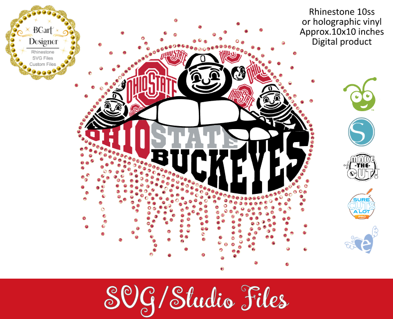 Download lllᐅOhio state buckeyes lips - Bgartdesigner: Cricut and ...