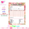Custom Order Form Template Small Business, pdf, jpj, Printable Floral Ordering Sheet Flower, Craft Show for Clients, Letter Size, Instant Download