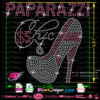 Paparazzi $5 Chic Heel rhinestone template svg, cricut vector cuttable, silhouette cameo, download rhinestone svg, bling paparazzi chic