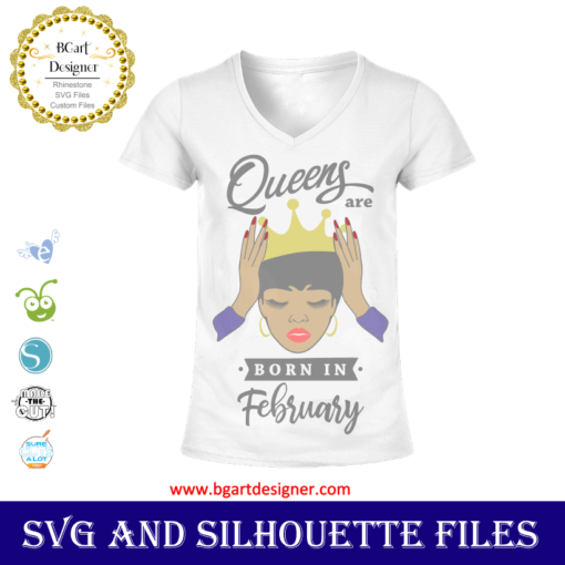 Birthday queen SVG, Queens are born in May SVG, cut files for Cricut, Silhouette, Dxf, Eps, Cdr, Png, digital download, Vector image