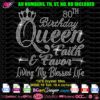 birthday queen faith bling digital rhinestone transfer download