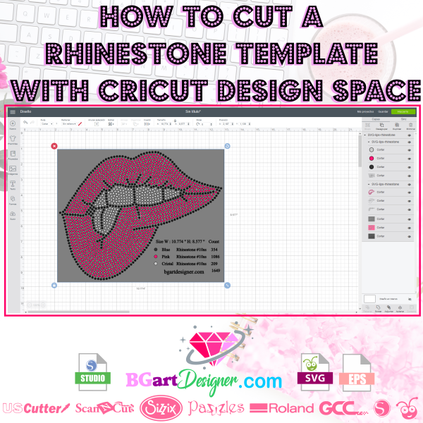 Download How To Cut A Rhinestone Design With Cricut The Best Tutorials SVG, PNG, EPS, DXF File