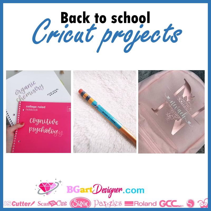 back to school cricut projects