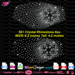 snowflake rhinestone mask template digital download svg silhouette cricut, bling snowflake mask svg, scatter snowflake face mask, iron on transfer