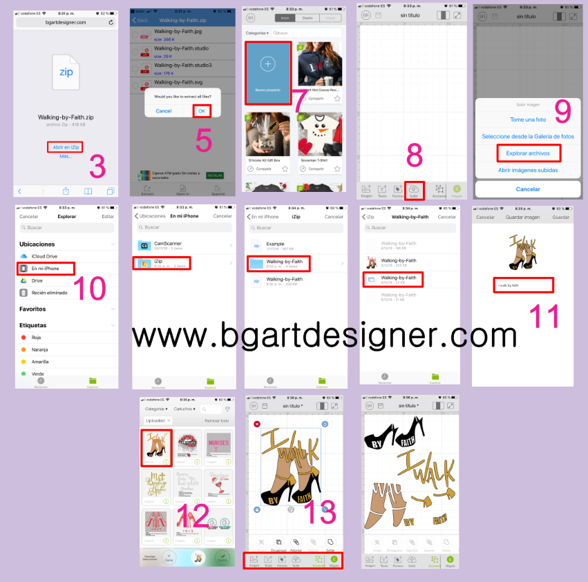 Download How To Upload Zip Files To Cricut Design Space App On Iphone Or Ipad SVG, PNG, EPS, DXF File