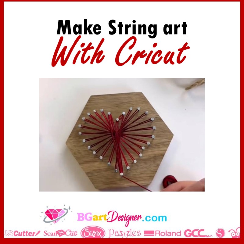 make string art with cricut