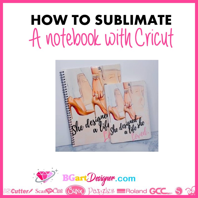 how to sublimate a notebook with Cricut