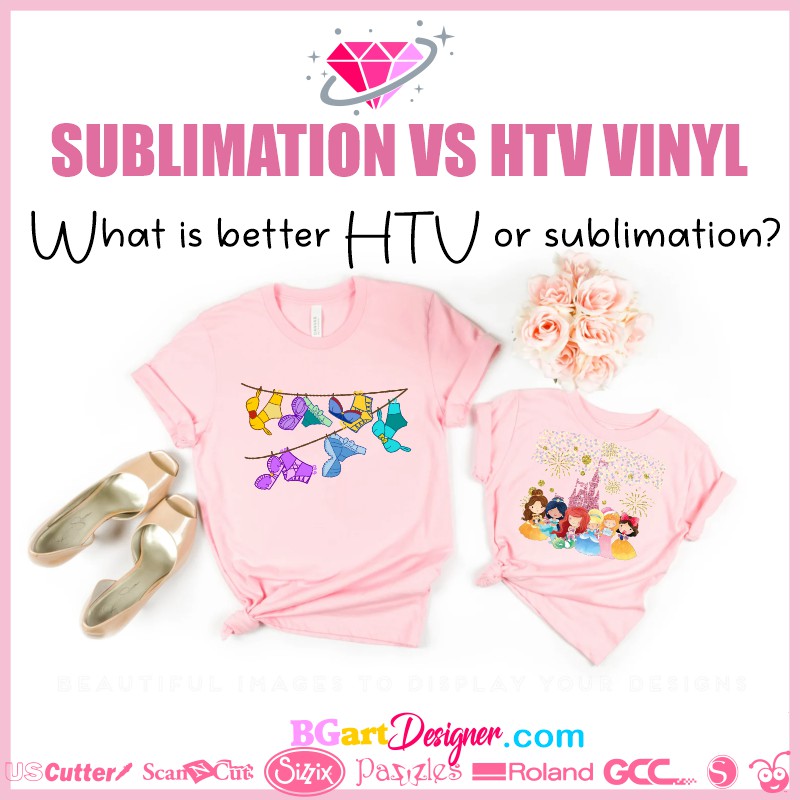 Sublimation VS Heat Transfer Vinyl: Which is Best?