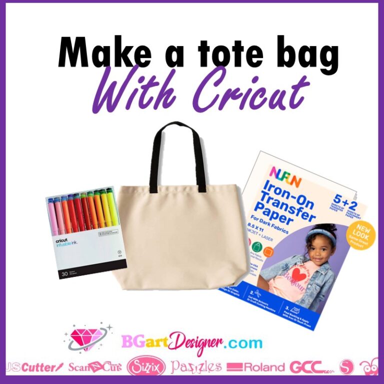 How to make a tote bag with cricut