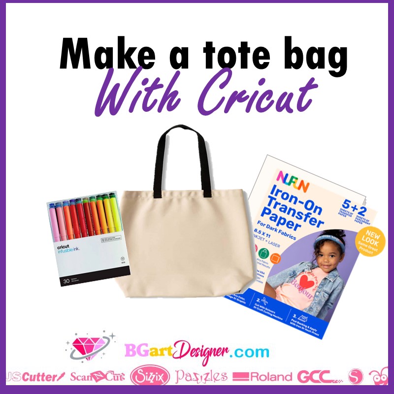 Make tote bags with cricut