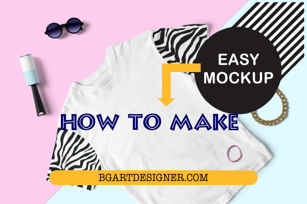 How to make a tshirt mockup template free
