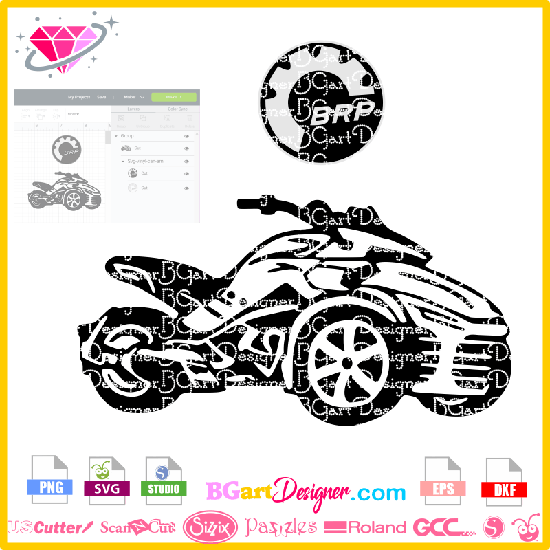 Download Lllá…can Am Spyder Logo Svg Cricut Cameo Spyder