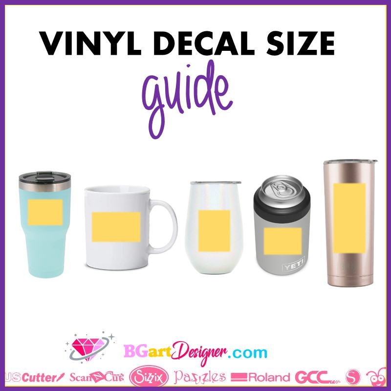 vinyl decal size guide