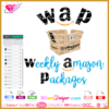 wap weekly amazon packages layered svg cricut silhouette download, amazon prime logo svg png sublimation, amazon box svg file cuttable