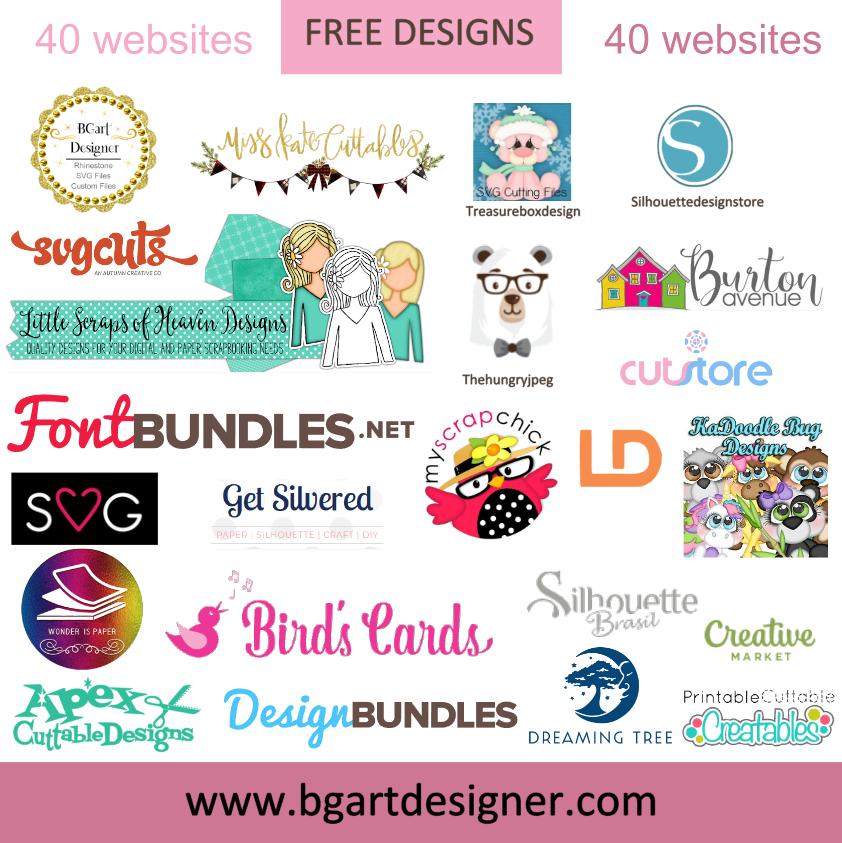 Download ?Awesomes sites with free svg vector image ( design space & Silhouette)