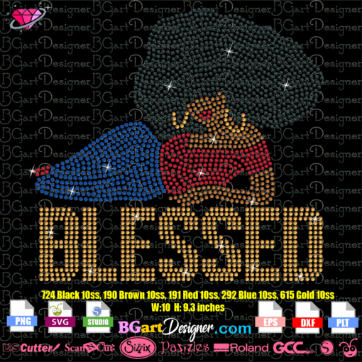 black woman laying side blessed rhinestone template svg cricut silhouette, afro american woman bling transfer layered svg, curvy woman digital rhinestone template laying on her side sublimation png clipart download