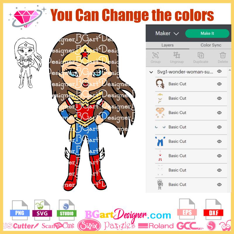 Wonder Woman Birthday Shirt Design