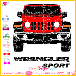 wrangler svg file, wrangler vector cricut, dxf silhouette, wrangler sport svg cuttable