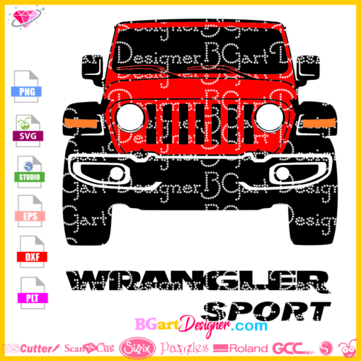 wrangler svg file, wrangler vector cricut, dxf silhouette, wrangler sport svg cuttable